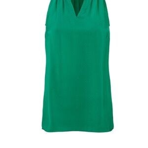 CAbi Green Tank Top Vibrant Sleeveless Style